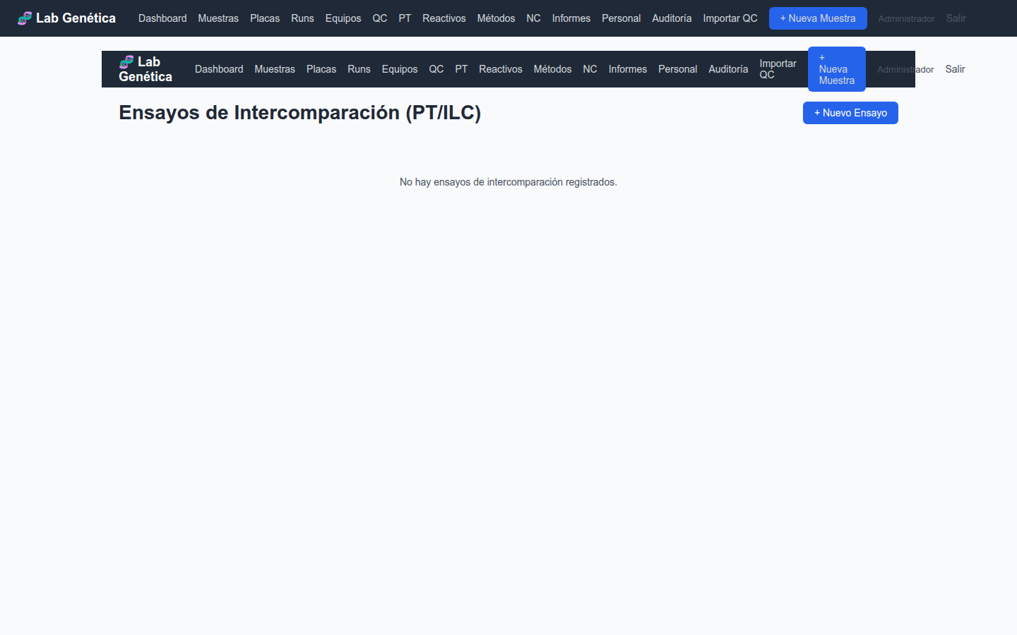 Panel de PT